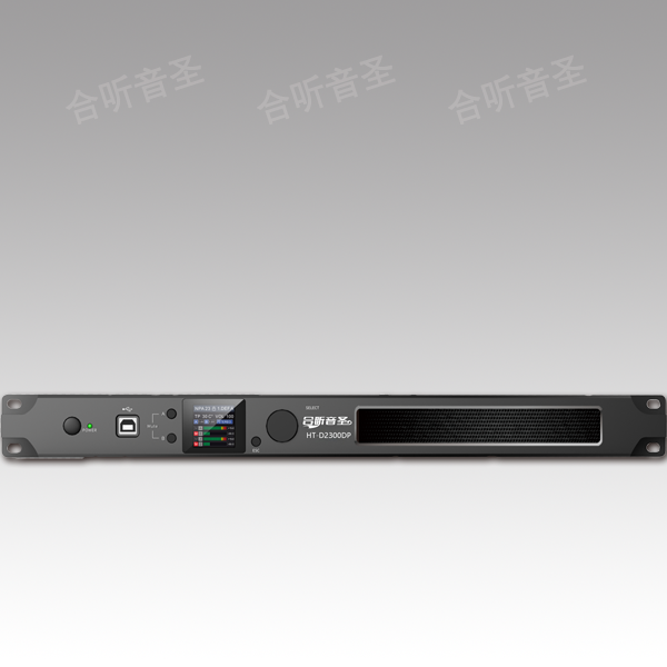 DSP数字功放DANTE二通道2*300W